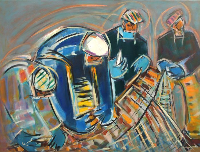 Atelier d'artiste Alain Le Nost, peinture