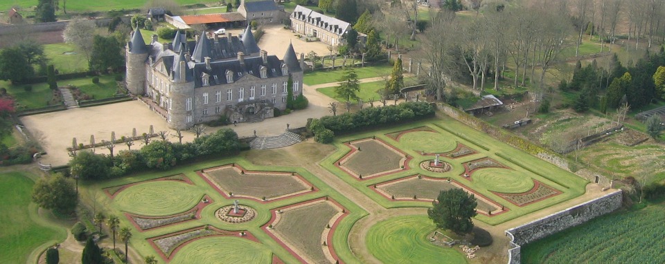 Jardins du château de Kergrist